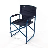 Кресло складное Следопыт, сталь 25мм, синий